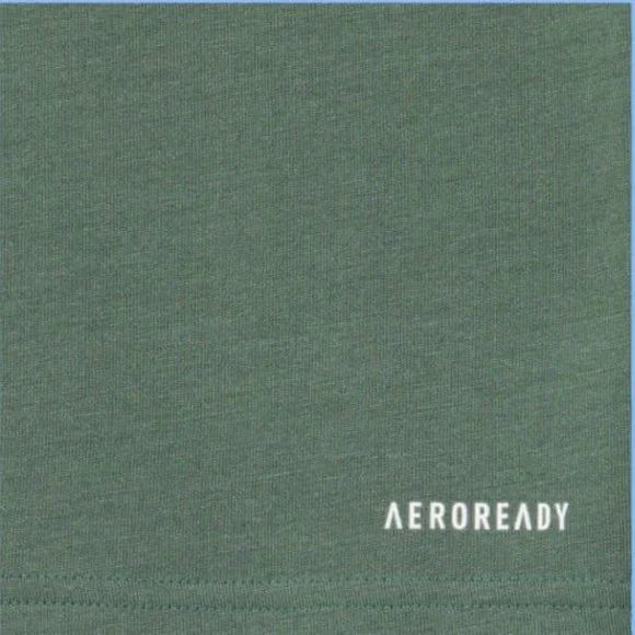 adidas Ladies' Logo Crop Tee NWT Green - Picture 4 of 4